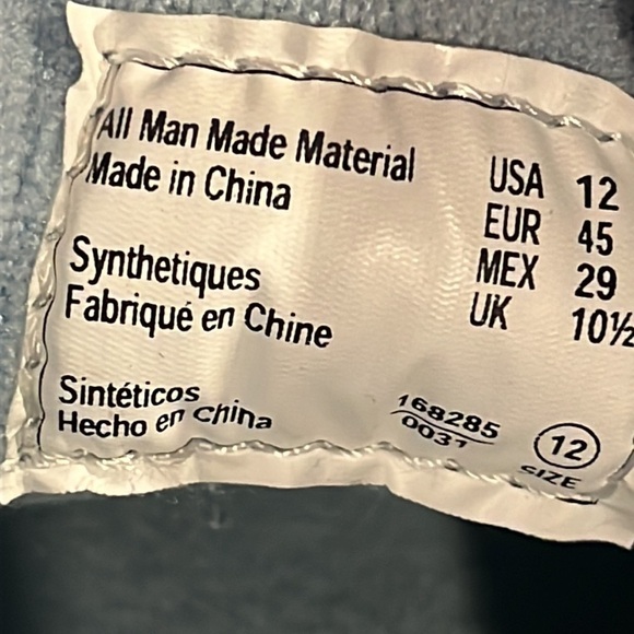 KangaROOS blue lace up casual skater sneakers size 12 - Picture 13 of 13